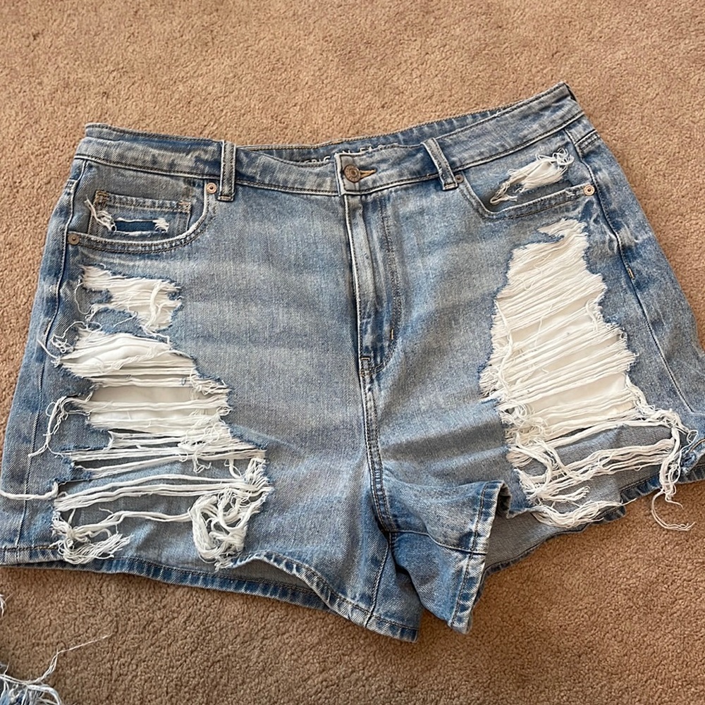 American Eagle Distressed Denim Shorts